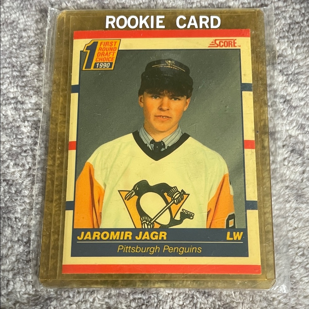 Score Rookie Jaromir Jagr Hockey Card - Penguins Colors